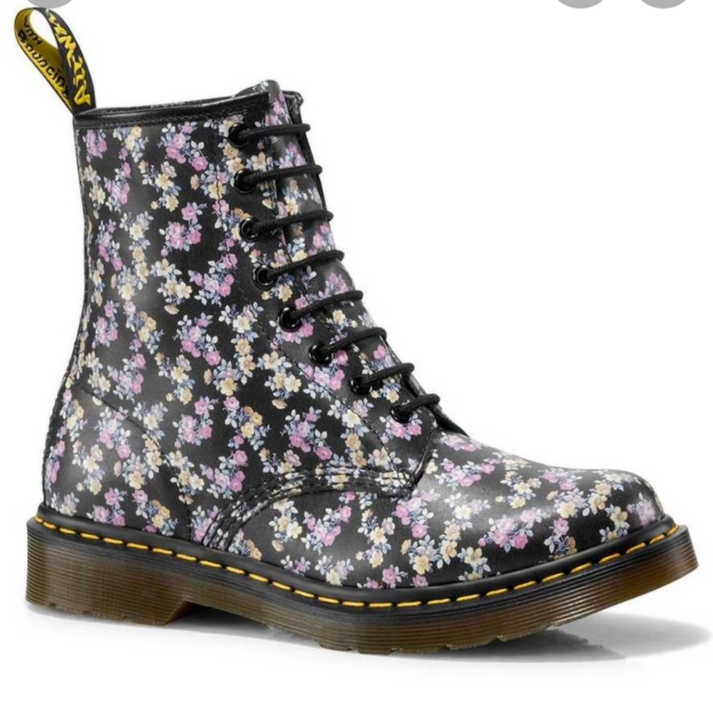 DR. MARTENS 1460 TYDEE FLORAL BOOT SIZE 7